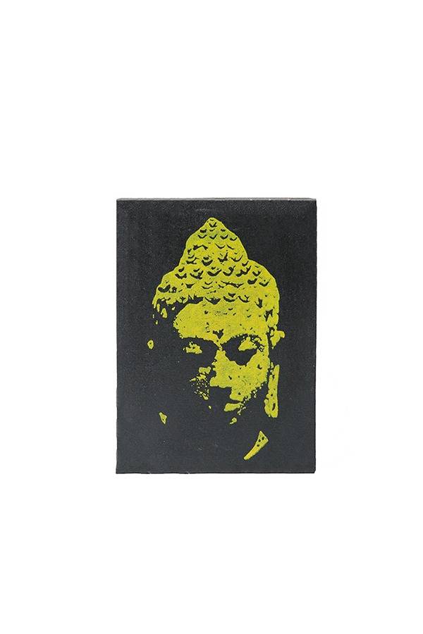 Buddha-kép-zöld